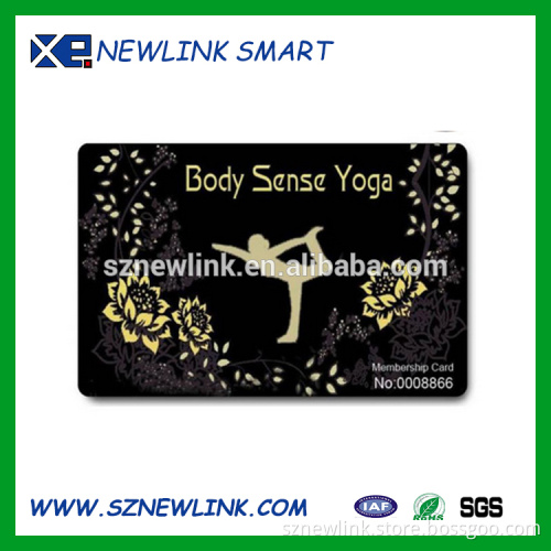 ISO7810 CR80 PVC card printed by 5 colors offset machine - privilege card